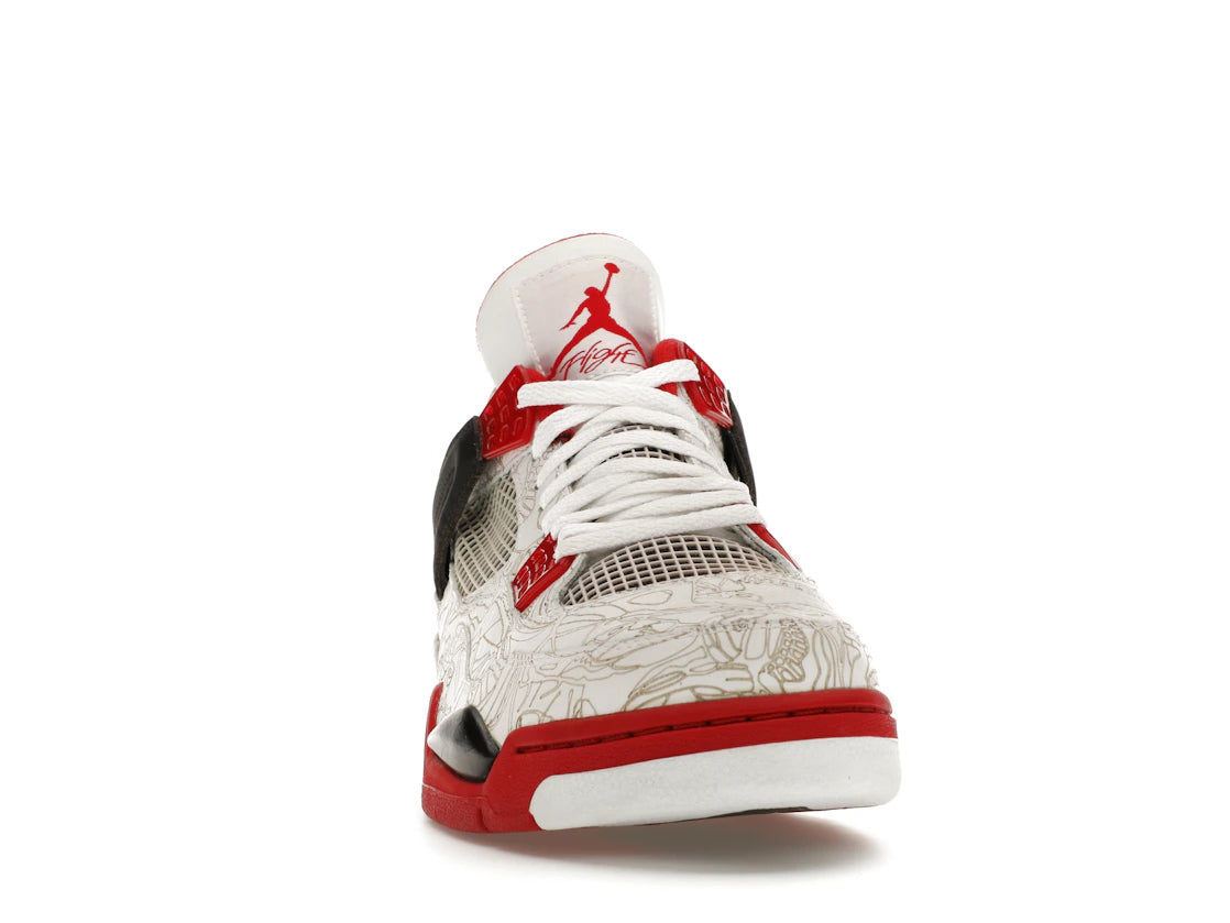 Jordan 4 Retro White Laser - vue secondaire A
