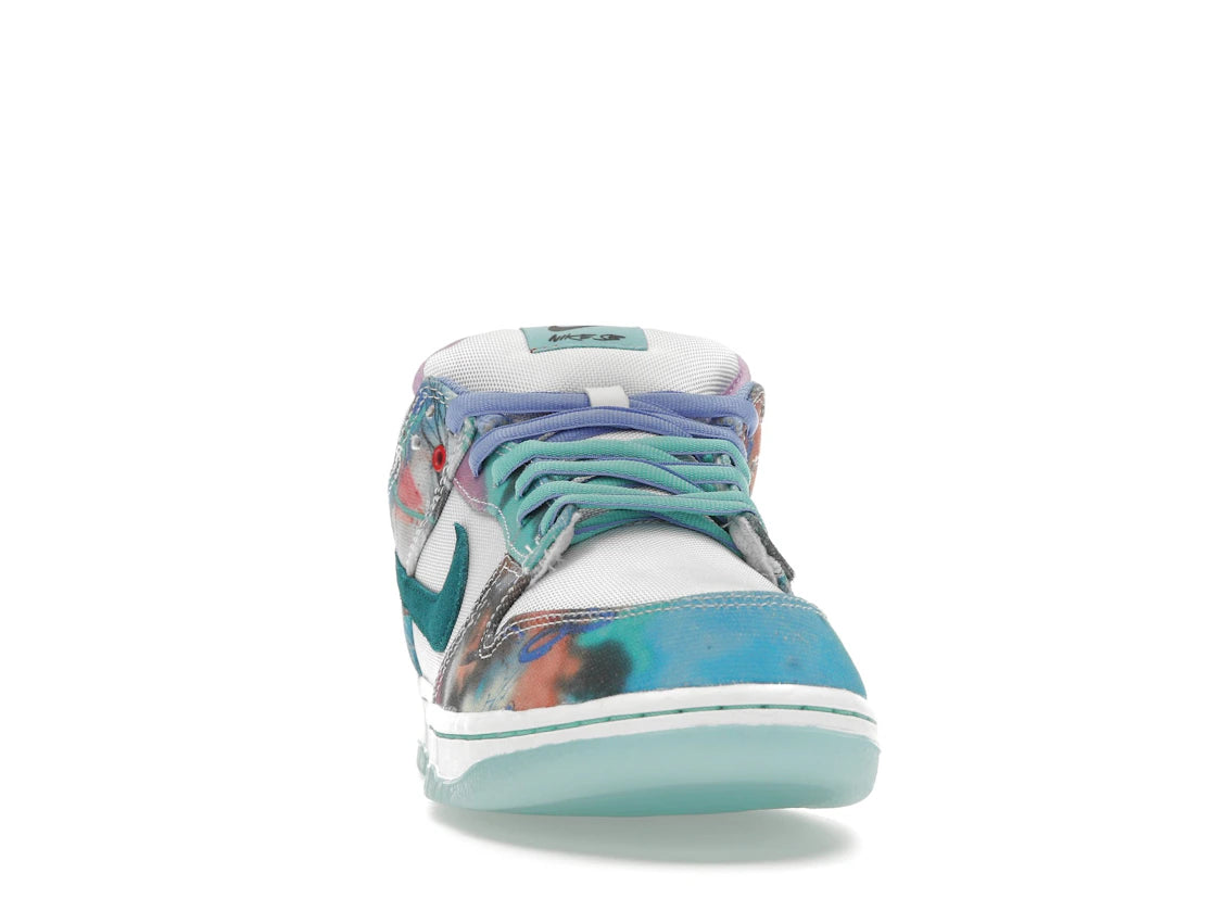 Nike SB Dunk Low Futura Laboratories Bleached Aqua - vue secondaire A