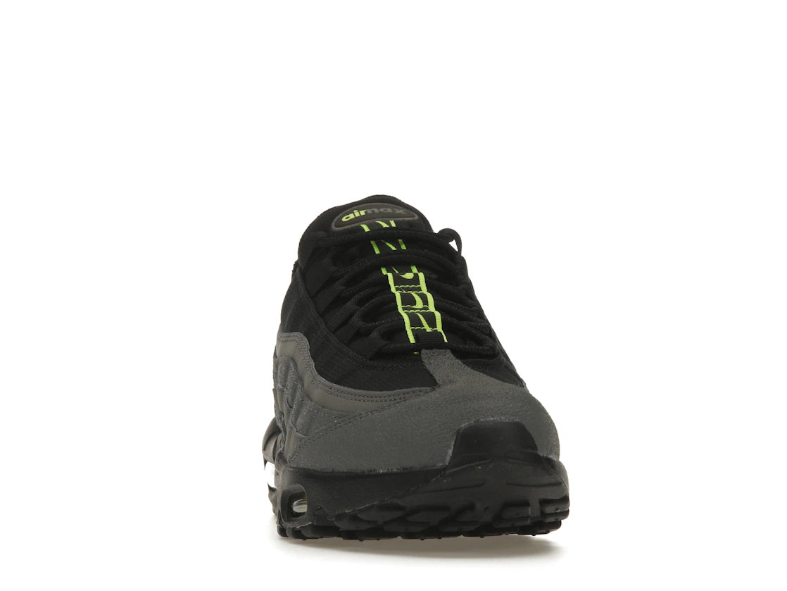 Nike Air Max 95 Grau Schwarz Volt - vue secondaire A