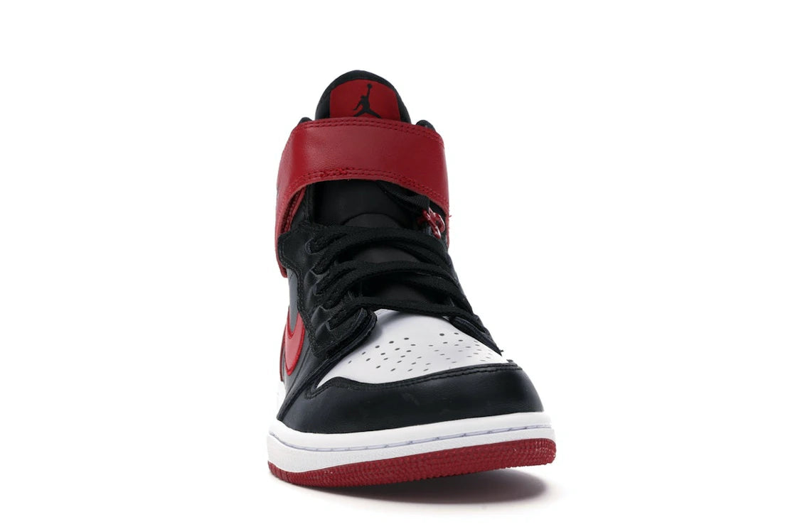 Jordan 1 High FlyEase Bred White Toe - vue secondaire A