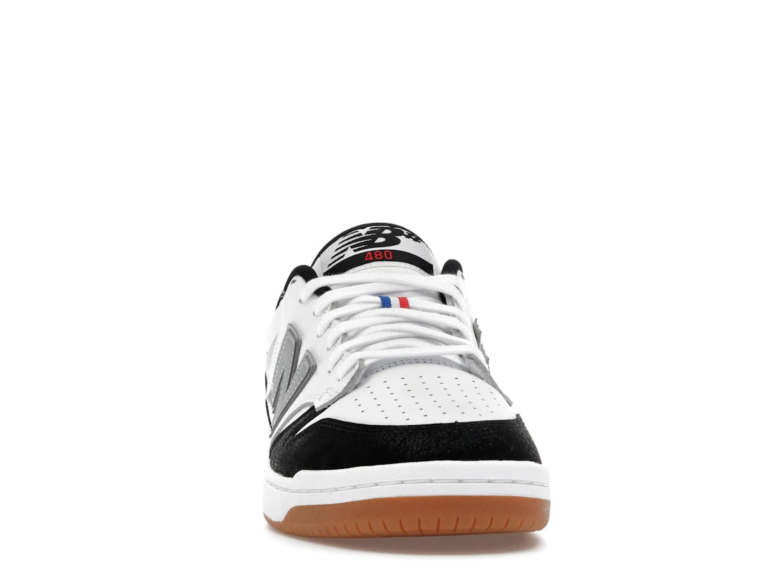 New Balance Numeric 480 Tiago Lemos x Kawhi Leonard Weiß Schwarz - vue secondaire A