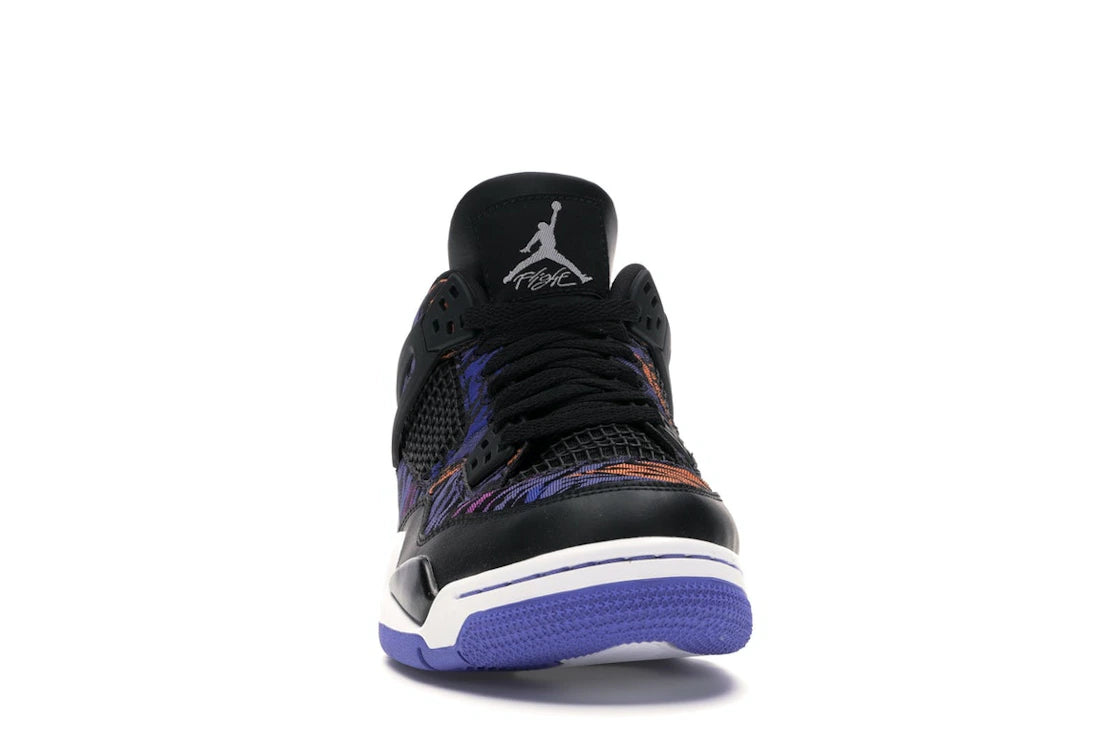 Jordan 4 Retro Black Rush Violet (GS) - vue secondaire A