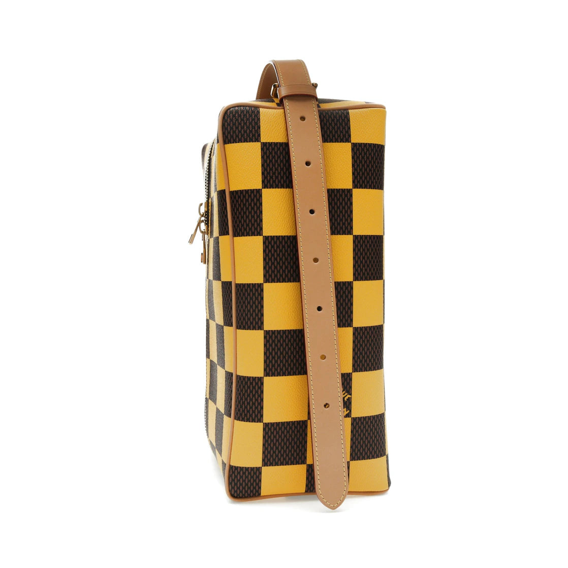 Louis Vuitton Shoes Bag Damier Pop Yellow - vue secondaire A