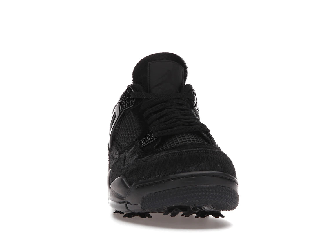 Jordan 4 Retro Golf Black Cat Pony Hair - vue secondaire A