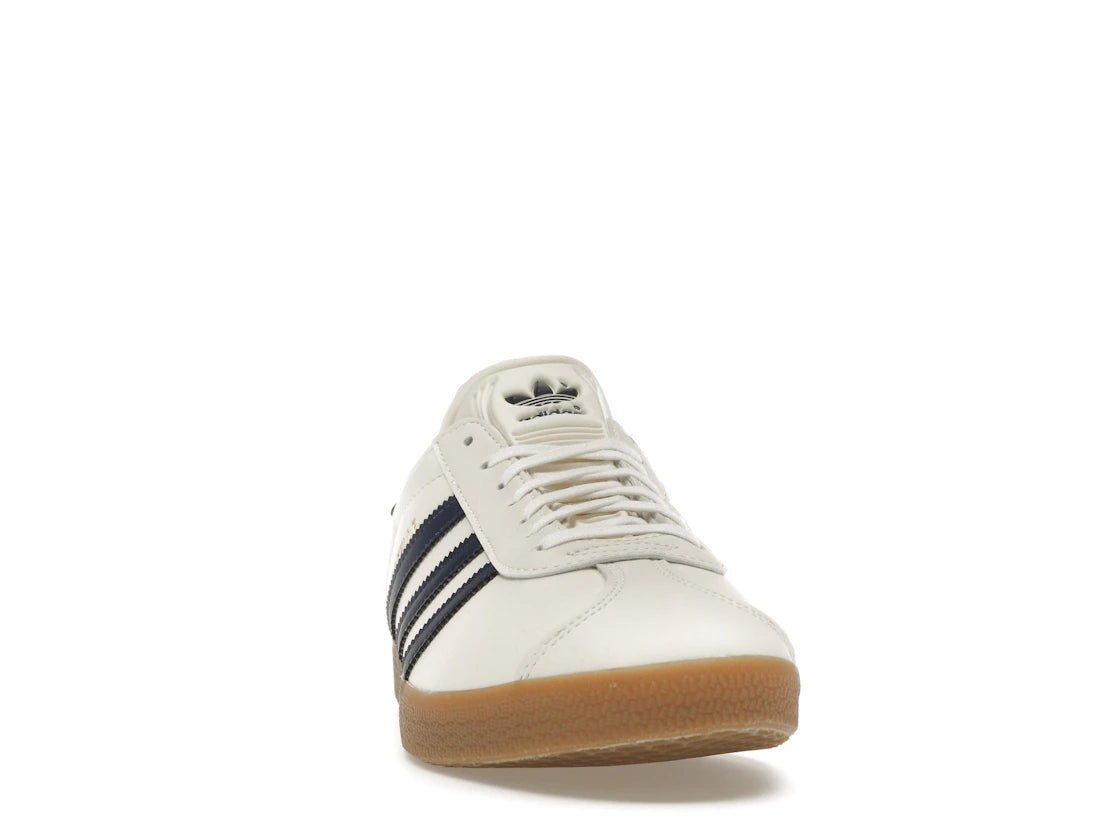 adidas Gazelle Cloud White Dark Blue - vue secondaire A