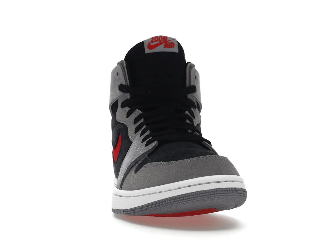 Jordan 1 High Zoom Air CMFT 2 Black Fire Red Cement - vue secondaire A
