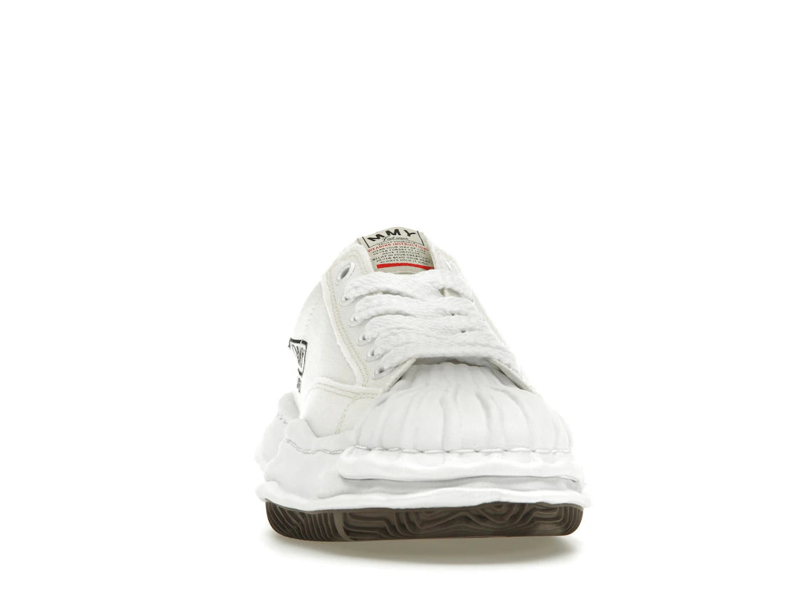 Maison Mihara Yasuhiro Blakey OG Sole Canvas Low Weiß Schwarz - vue secondaire A