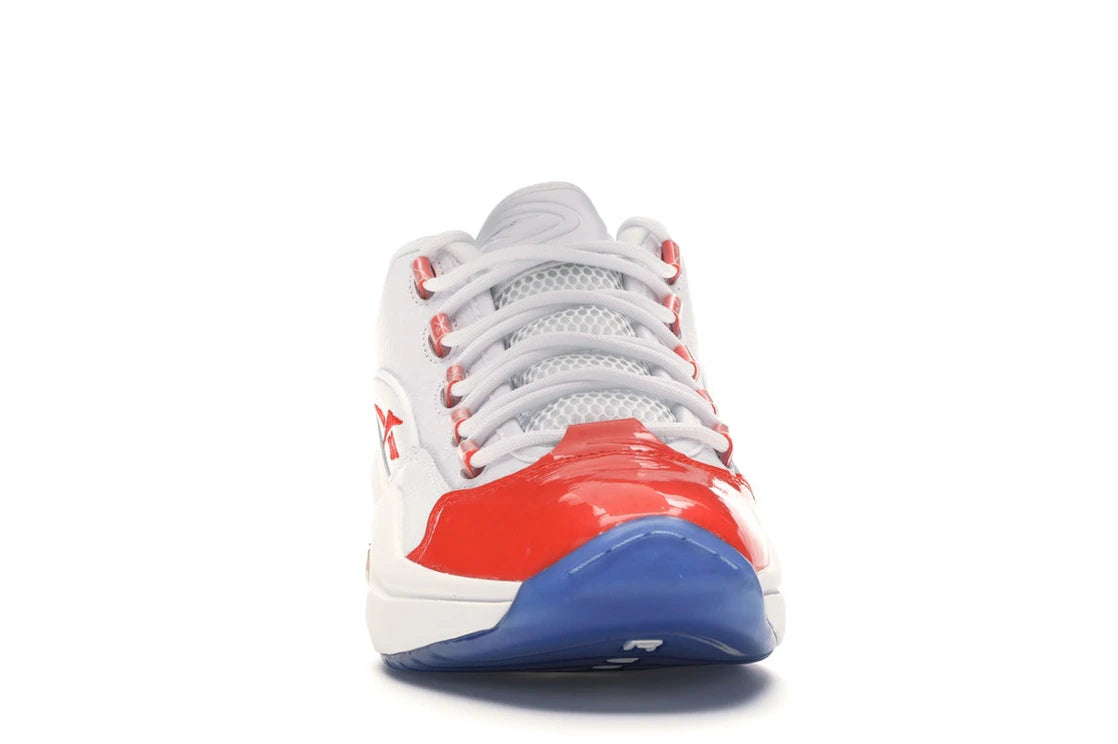 Reebok Question Low Patent Toe Orange - vue secondaire A