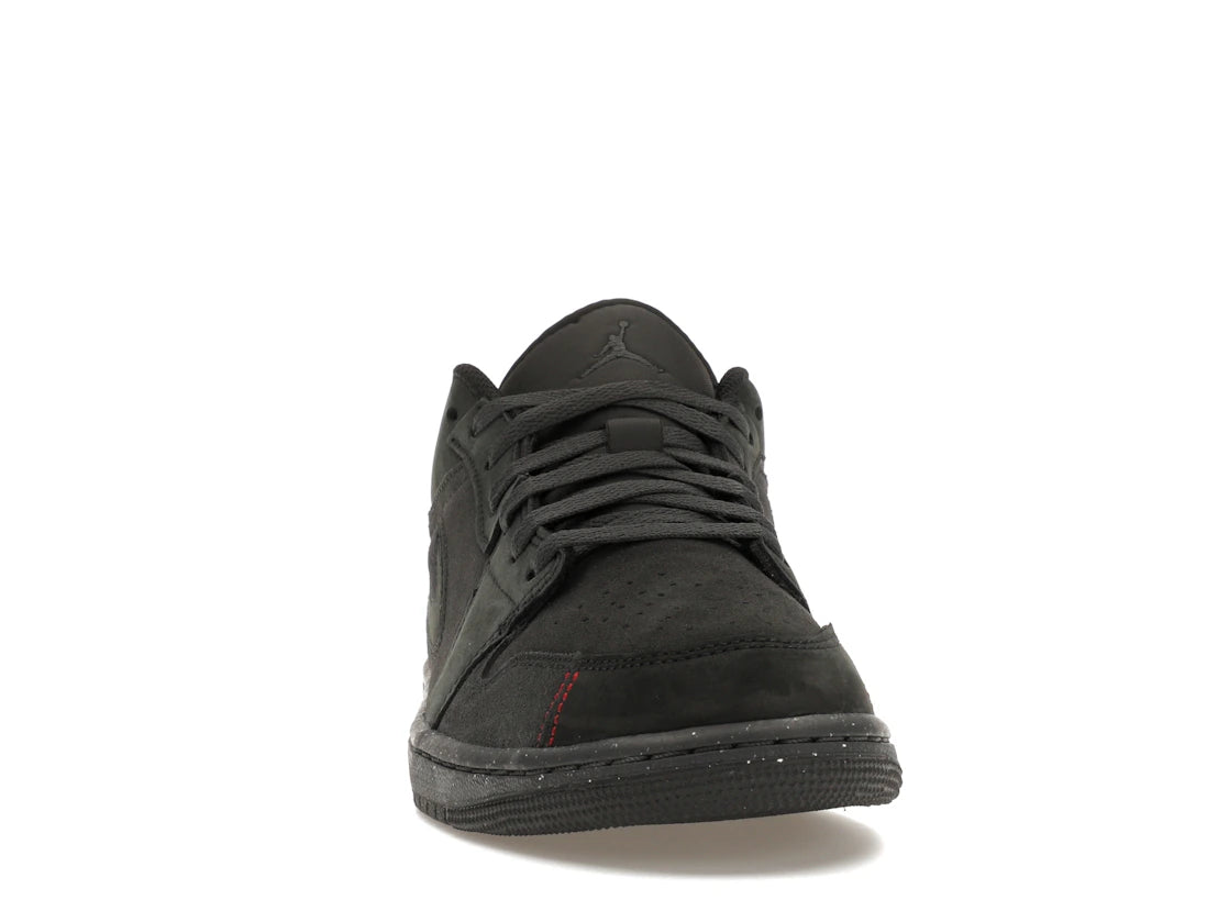 Jordan 1 Low SE Craft Dark Smoke Gray Varsity Red - vue secondaire A