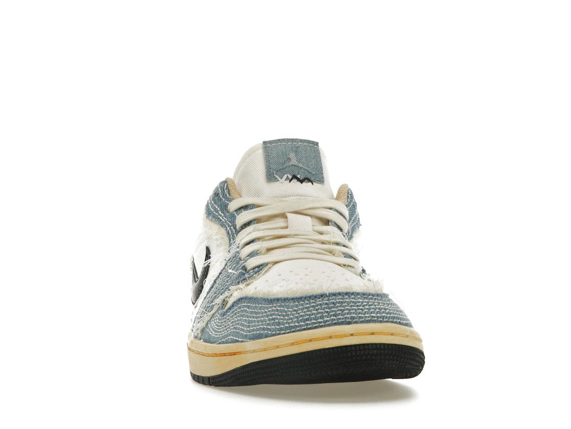 Jordan 1 Low SE WRMK Sashiko Denim - vue secondaire A