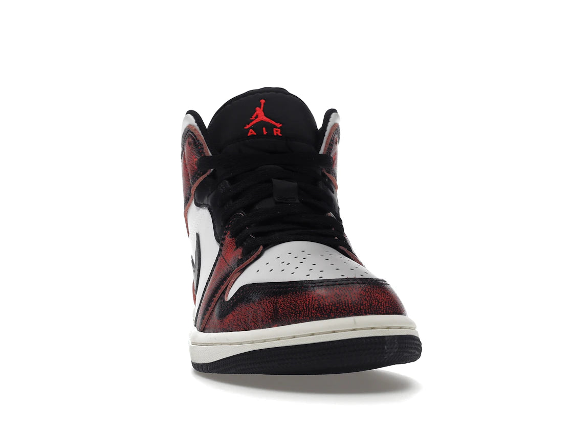 Jordan 1 Mid Wear-Away Chicago - vue secondaire A