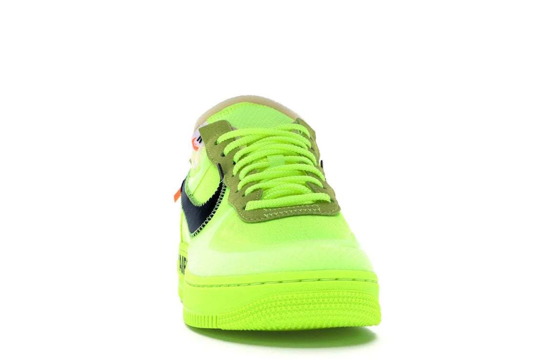 Nike Air Force 1 Low Off-White Volt - vue secondaire A