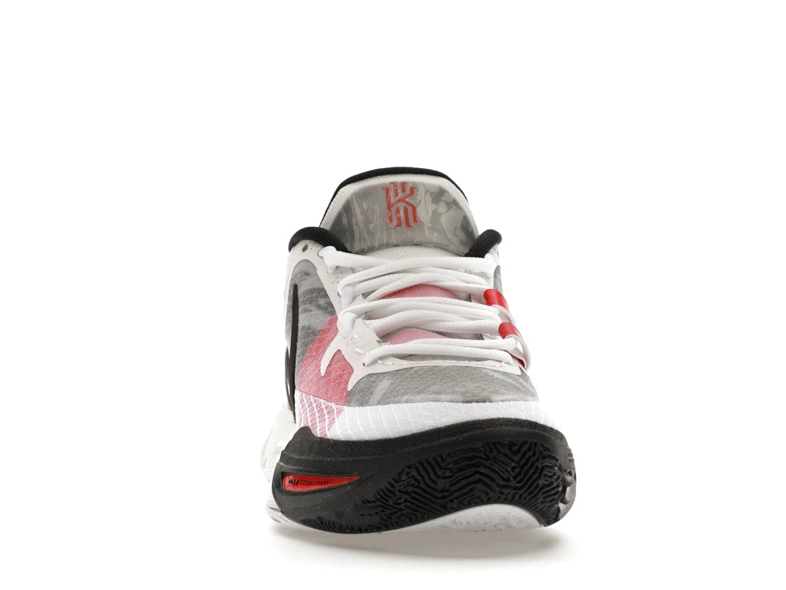 Nike Kyrie 8 White University Red - vue secondaire A