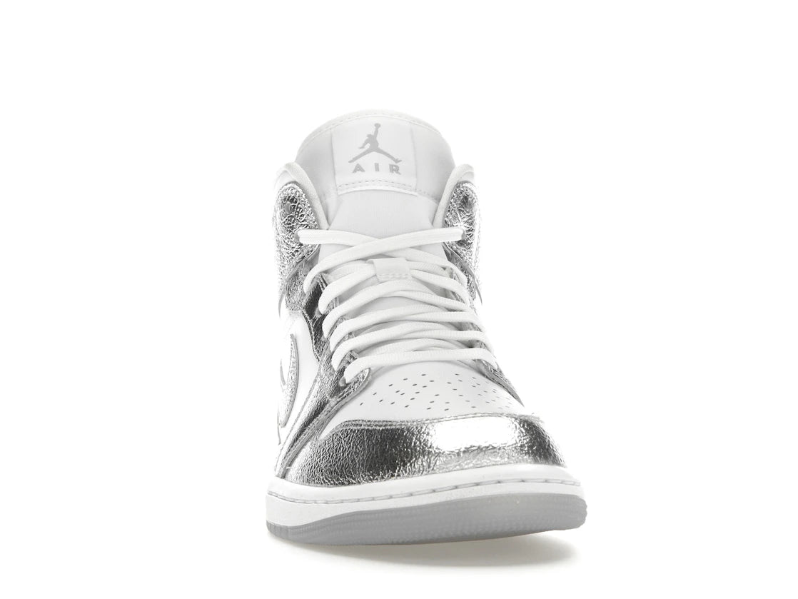 Jordan 1 Mid SE Metallic Silver (Damen) - vue secondaire A