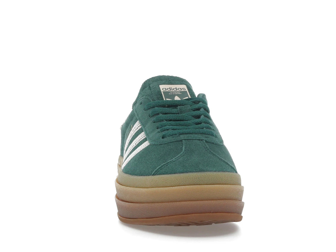 adidas Gazelle Bold Collegiate Grün Weiß Gold (Damen) - vue secondaire A