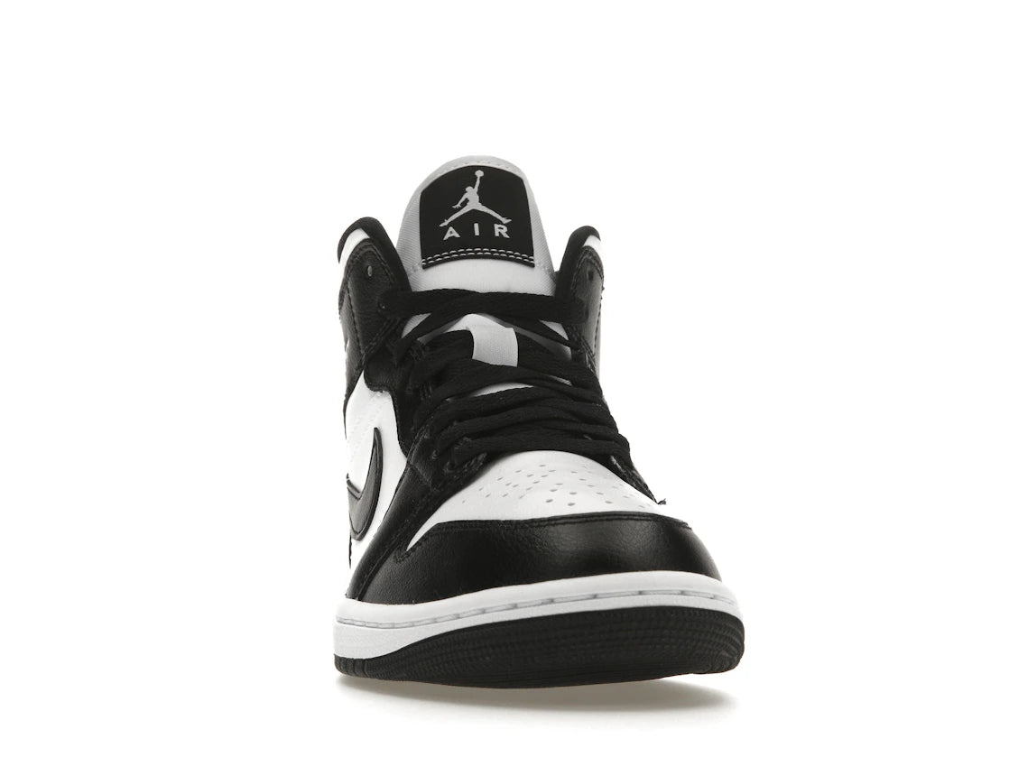 Jordan 1 Mid Panda (Women's) - vue secondaire A