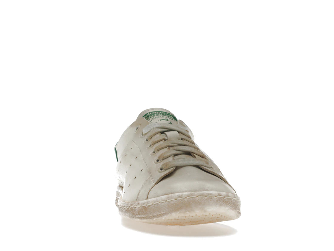 Balenciaga x adidas Stan Smith Worn-Out Weiß Grün - vue secondaire A
