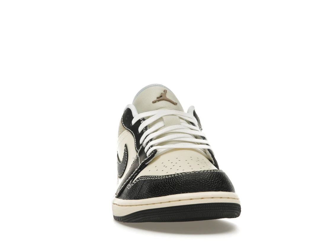 Jordan 1 Low SE Coconut Milk Black Muslin - vue secondaire A