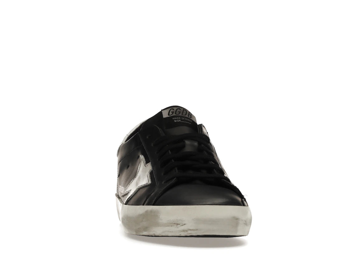 Golden Goose Super-Star Black White Leather - vue secondaire A