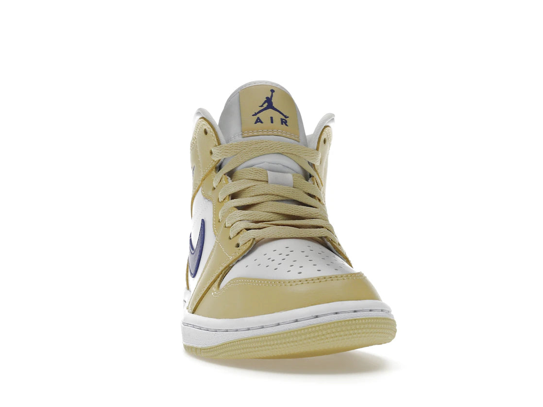 Jordan 1 Mid Lemon Wash Lapis (Damen) - vue secondaire A