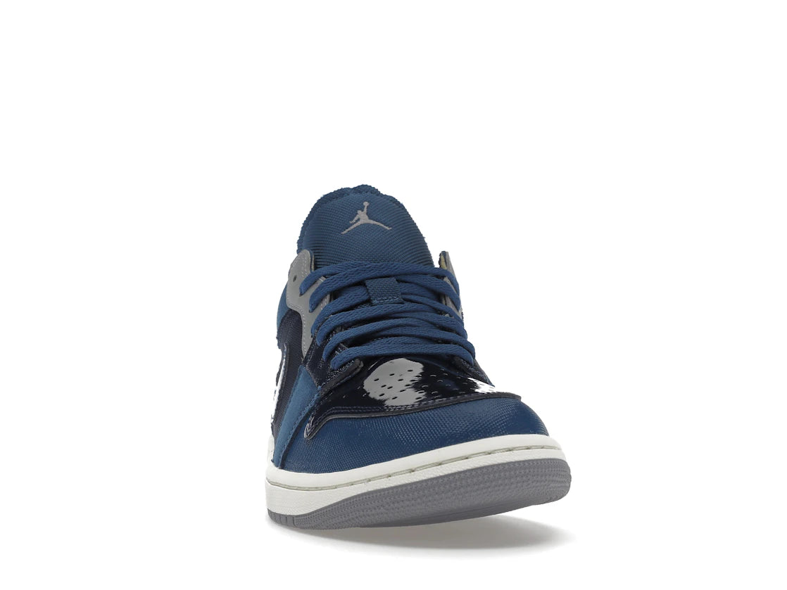 Jordan 1 Low SE Craft Obsidian French Blue Ashen Slate White - vue secondaire A