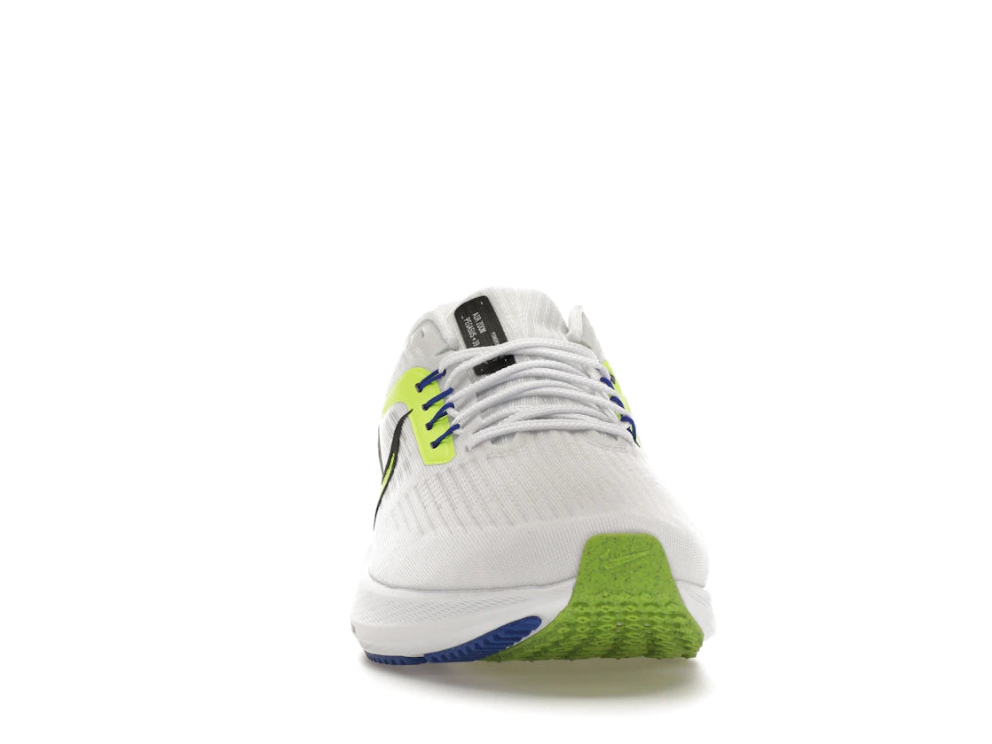 Nike Air Zoom Pegasus 39 PRM White Volt Racer Blue - vue secondaire A