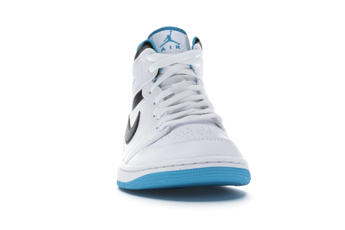 Jordan 1 Mid Laser Blue - vue secondaire A