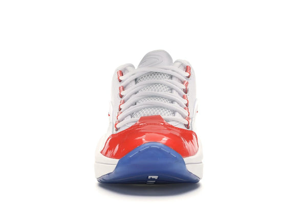 Reebok Question Low Patent Toe Orange