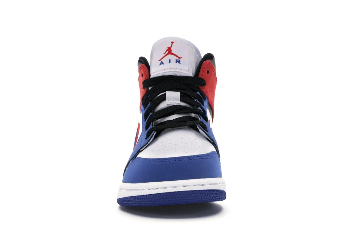 Jordan 1 Mid Rush Blue University Red (GS)