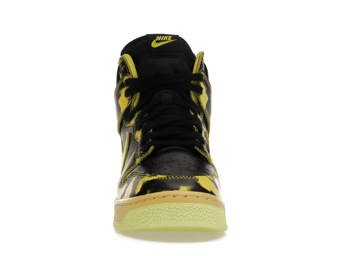 Nike Dunk High 1985 SP Yellow Acid Wash - vue secondaire B
