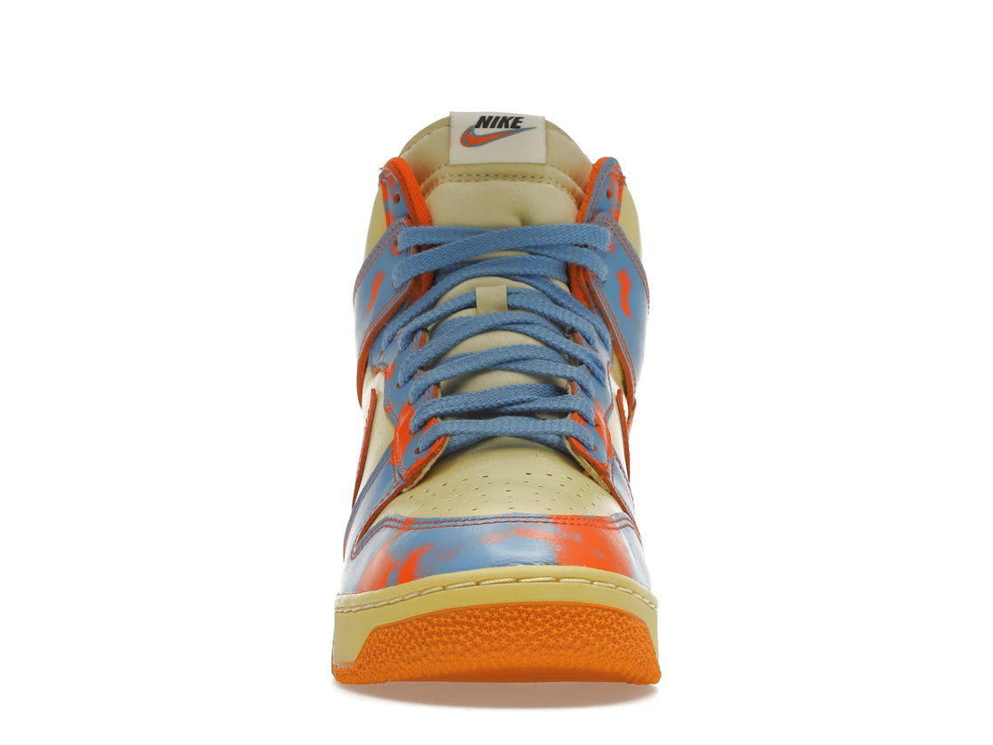 Nike Dunk High 1985 SP Orange Acid Wash - vue secondaire B