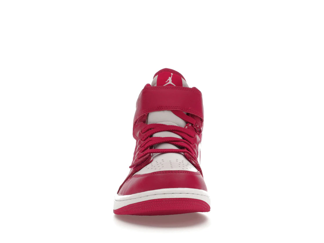 Jordan 1 High FlyEase Weiß Kardinalrot