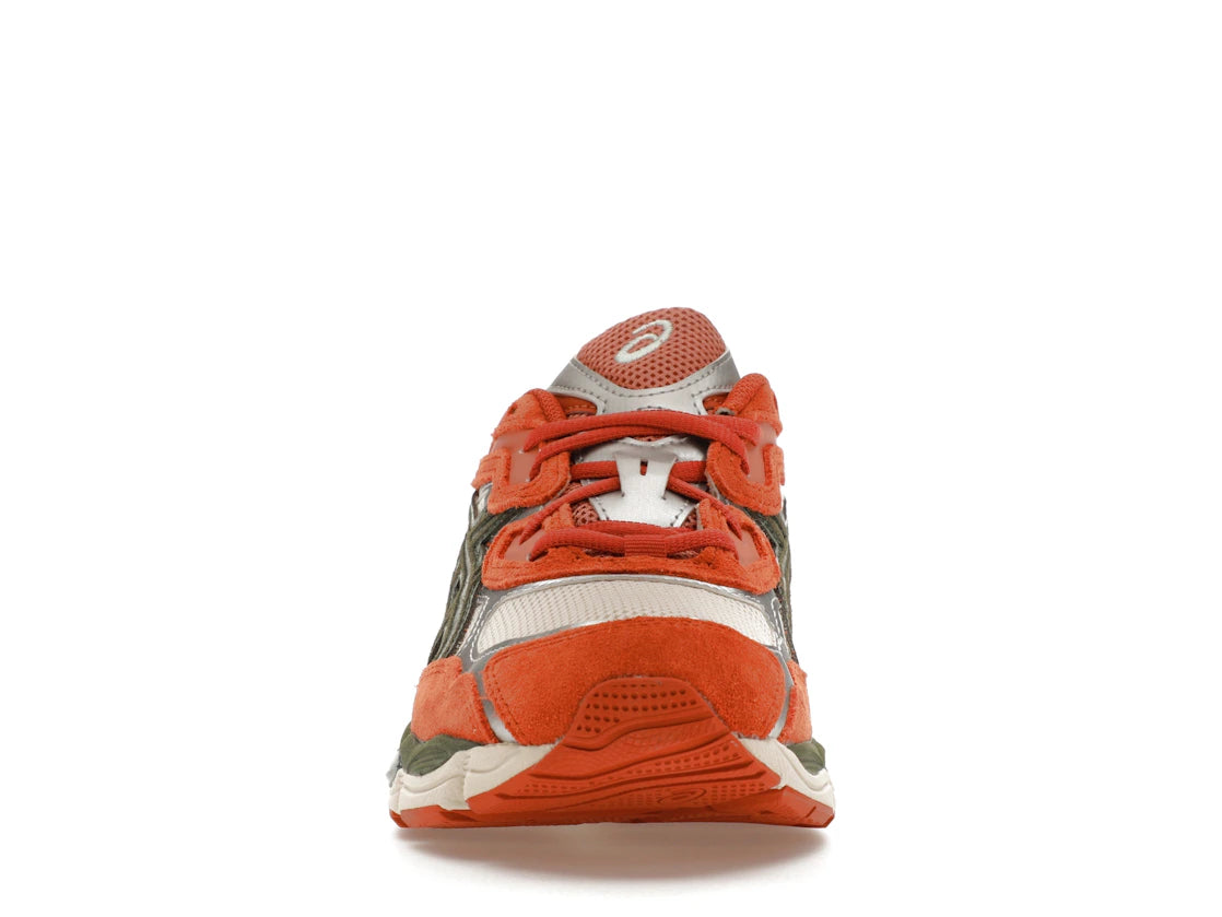 ASICS Gel-NYC Oatmeal Forest Green Orange - vue secondaire B