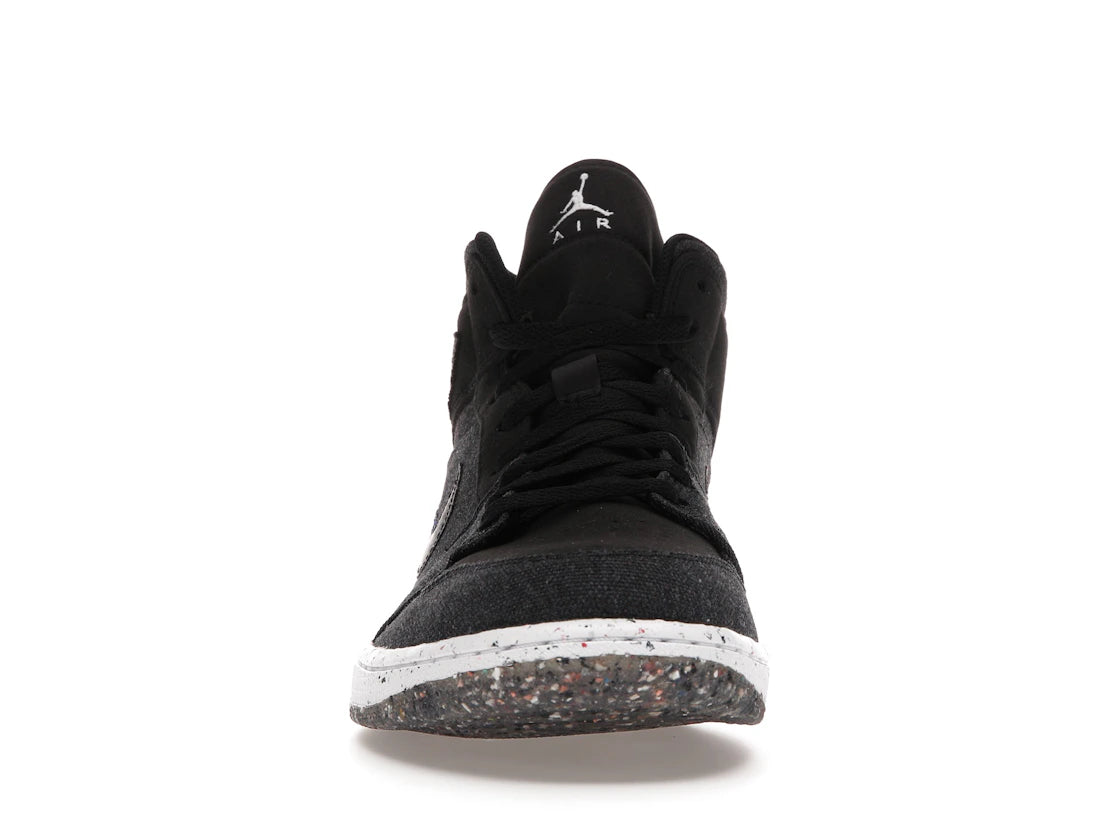 Jordan 1 Mid Crater Black