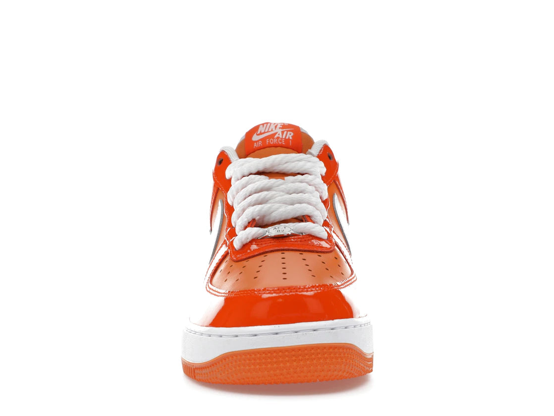 Nike Air Force 1 Low '07 Orange White Patent - vue secondaire B