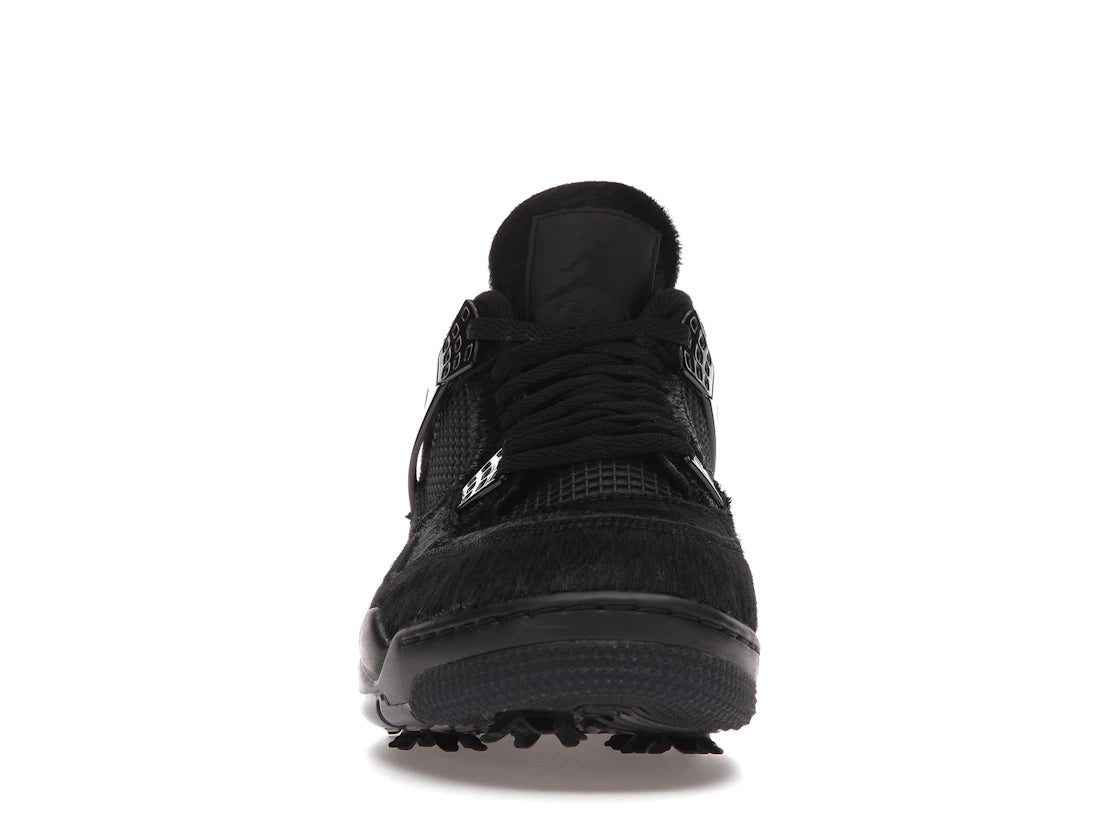 Jordan 4 Retro Golf Black Cat Pony Hair