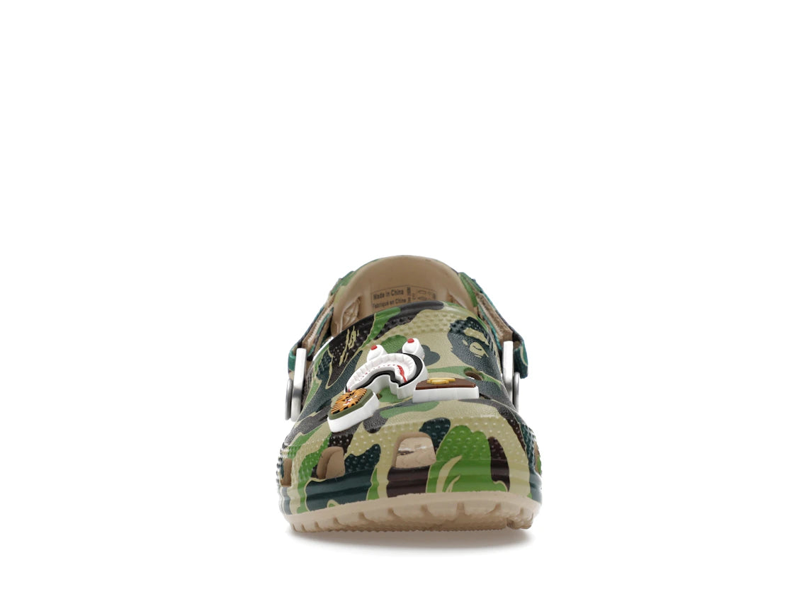Crocs Classic Clog A Bathing Ape ABC Camo Grün (Kinder)
