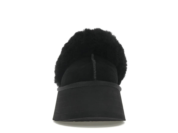 UGG Funkette Hausschuhe Schwarz
