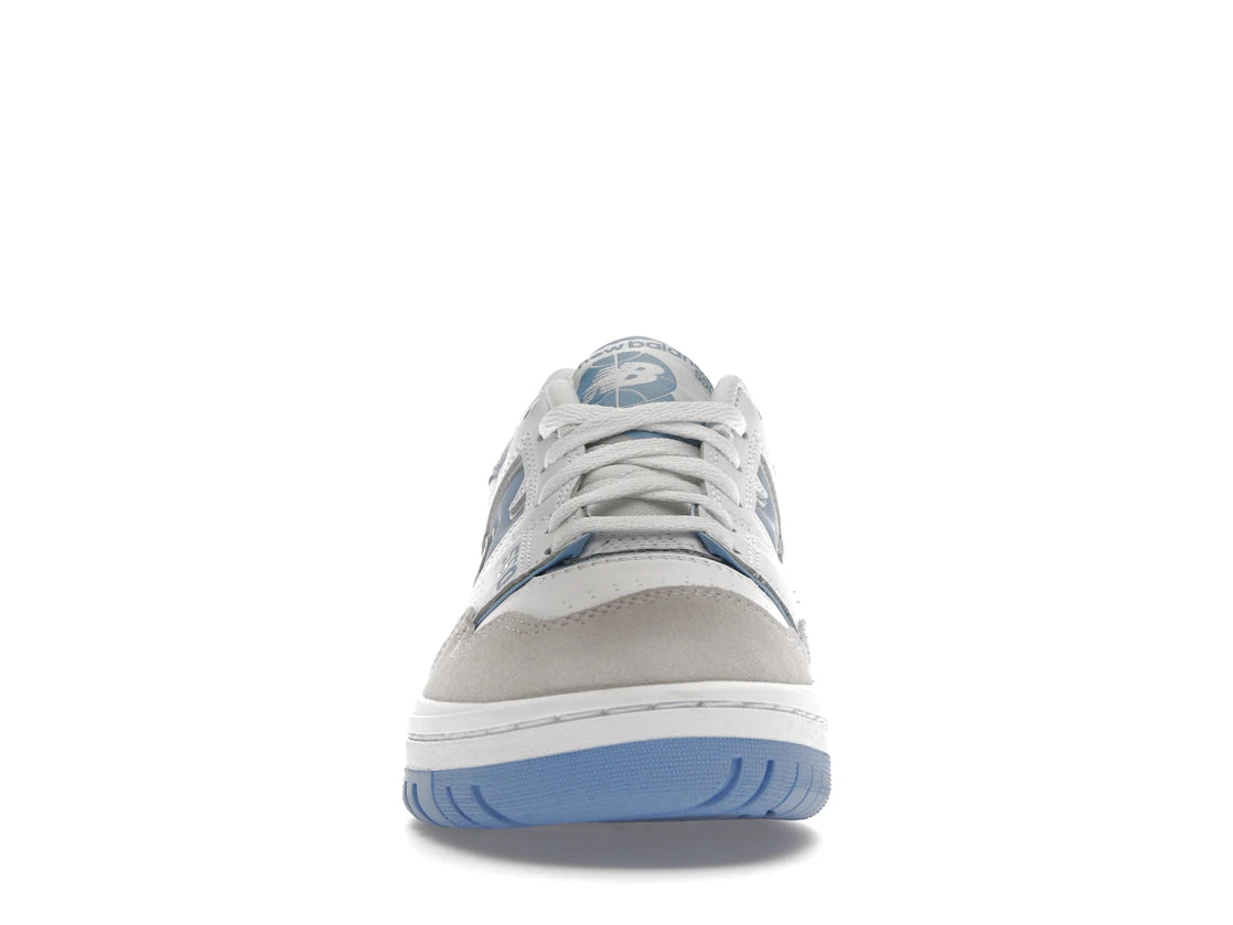 New Balance 550 Weiß Blau Haze Regenwolke