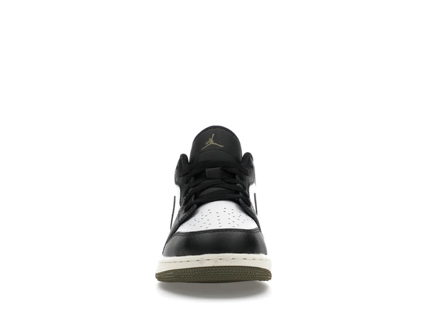 Jordan 1 Low Black Toe Medium Olive (GS)