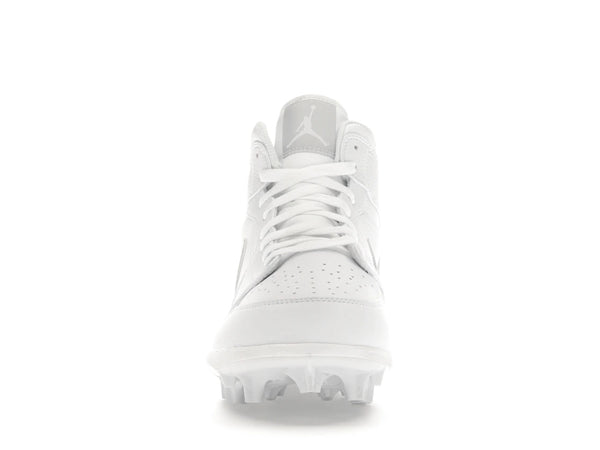 Jordan 1 Mid TD Cleat White Grey Fog