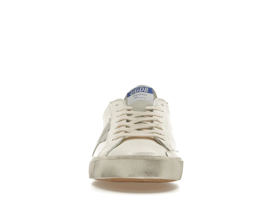 Golden Goose Super-Star Weiß Eisgrau