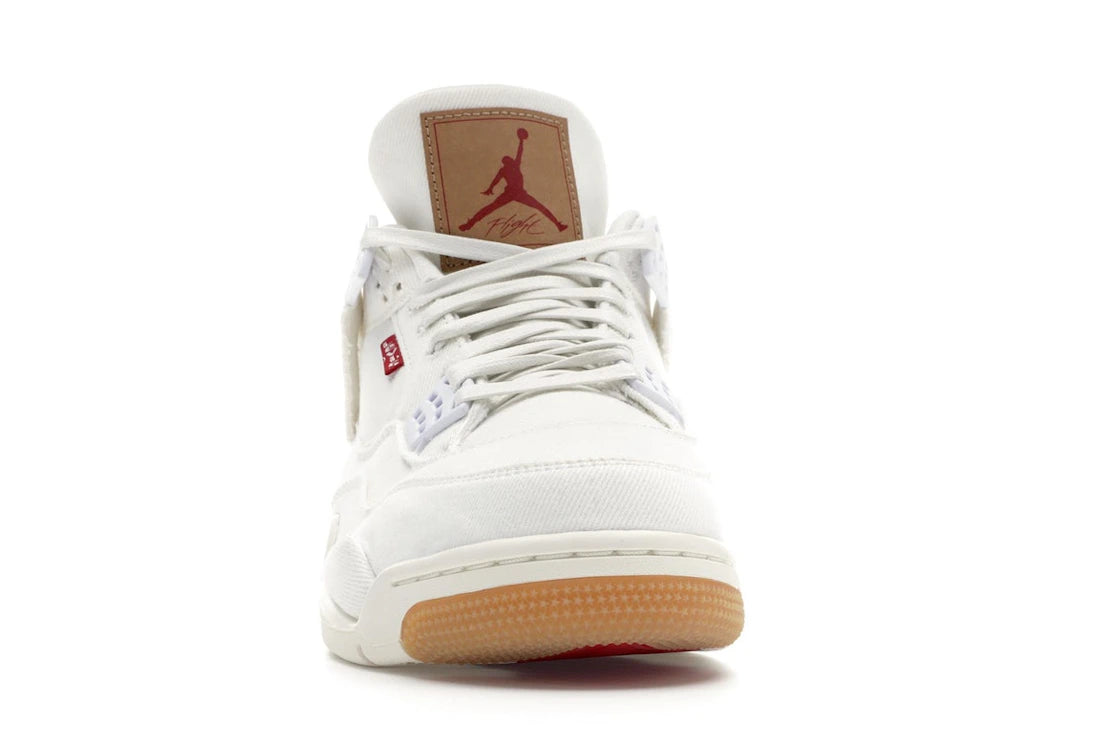 Jordan 4 Retro Levi's Weiß (Levi's Tag)