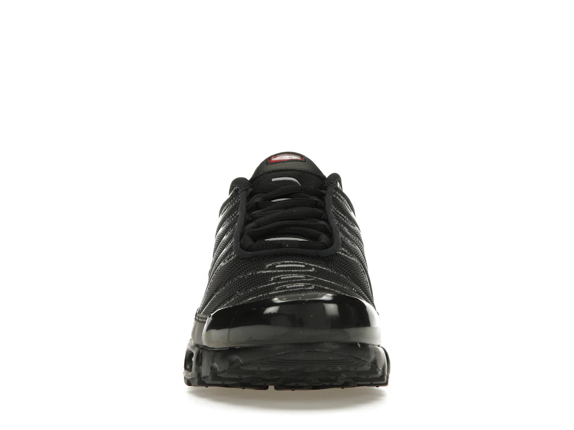 Nike Air Max Plus Black University Red Metallic Silver - vue secondaire B