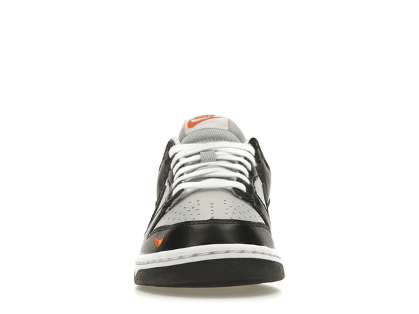 Nike Dunk Low Black Total Orange Mini Swoosh