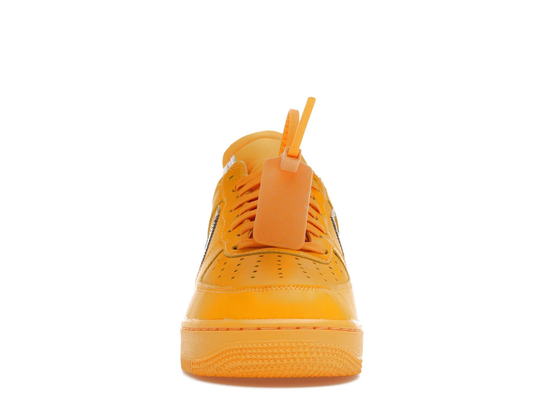 Nike Air Force 1 Low Off-White ICA University Gold - vue secondaire B