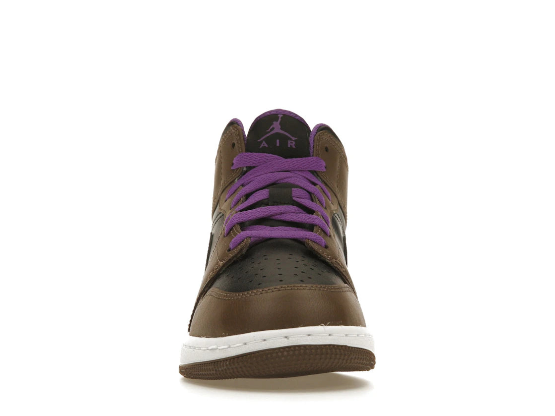 Jordan 1 Mid Purple Mocha (GS)