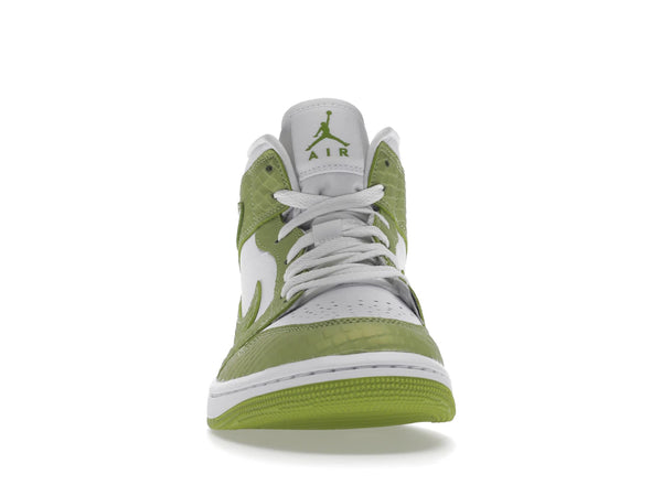 Jordan 1 Mid Green Python (Women's)