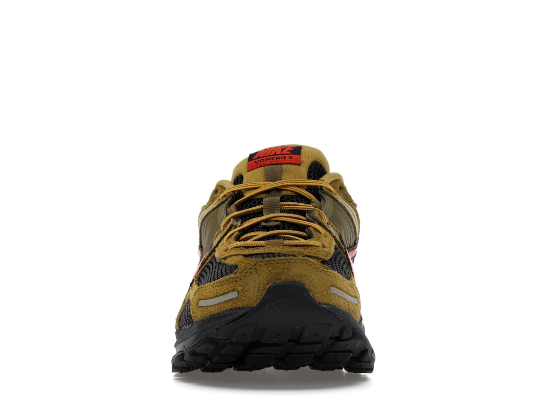 Nike Zoom Vomero 5 Premium Olive Flak Picante Red - vue secondaire B