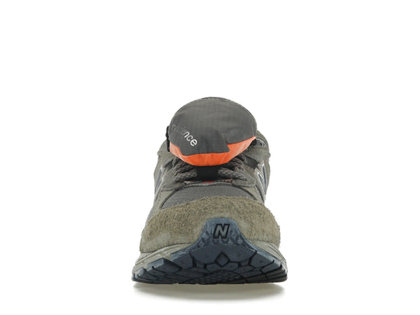New Balance 2002R Grey Brown Pouch